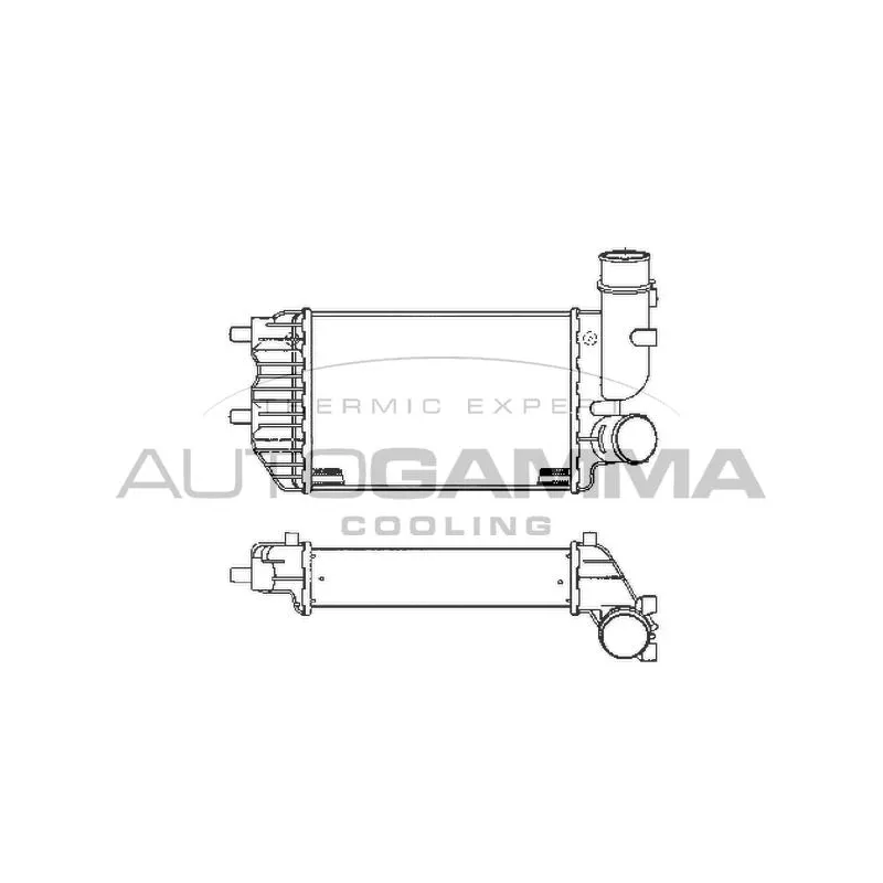 Intercooler, échangeur AUTOGAMMA 101888
