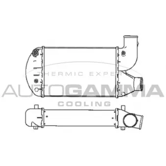 Intercooler, échangeur AUTOGAMMA 101912