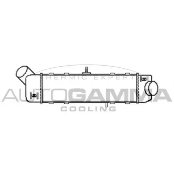 Intercooler, échangeur AUTOGAMMA 101957