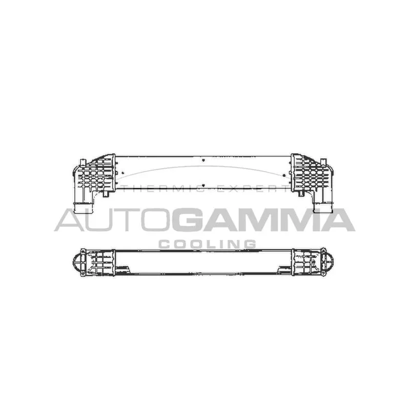 Intercooler, échangeur AUTOGAMMA 101965