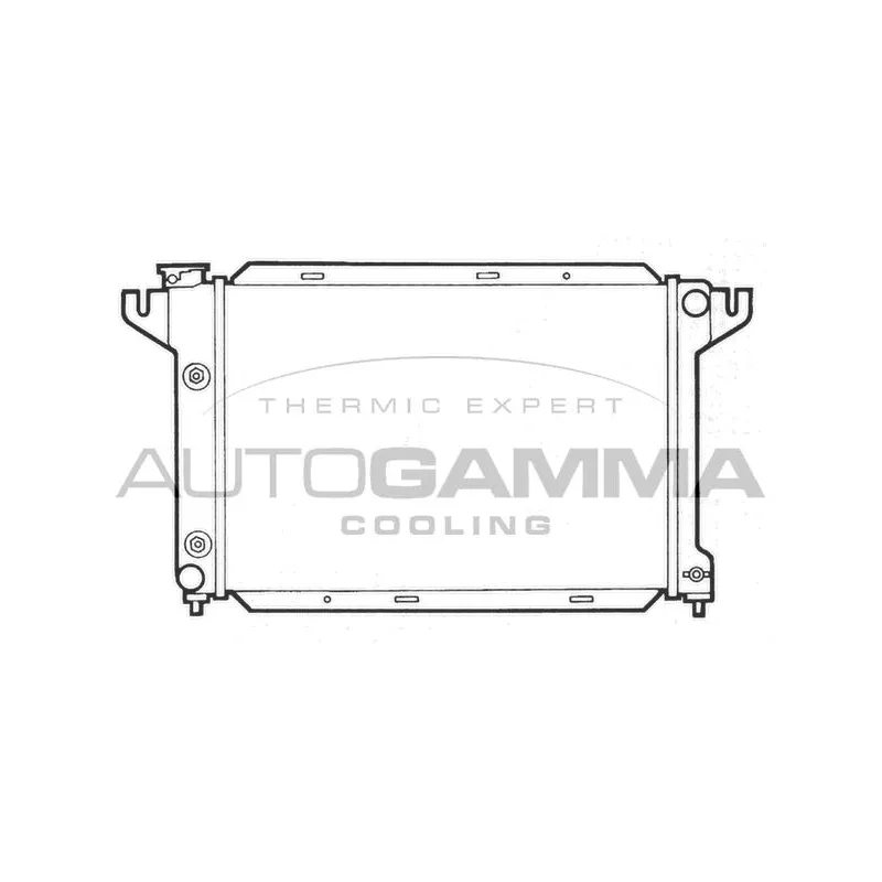 Radiateur, refroidissement du moteur AUTOGAMMA 101986