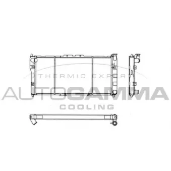 Radiateur, refroidissement du moteur AUTOGAMMA 101997