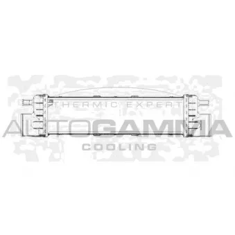 Intercooler, échangeur AUTOGAMMA 102016