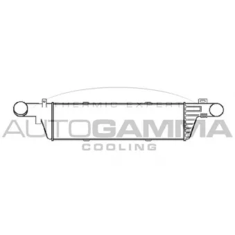Intercooler, échangeur AUTOGAMMA 102018