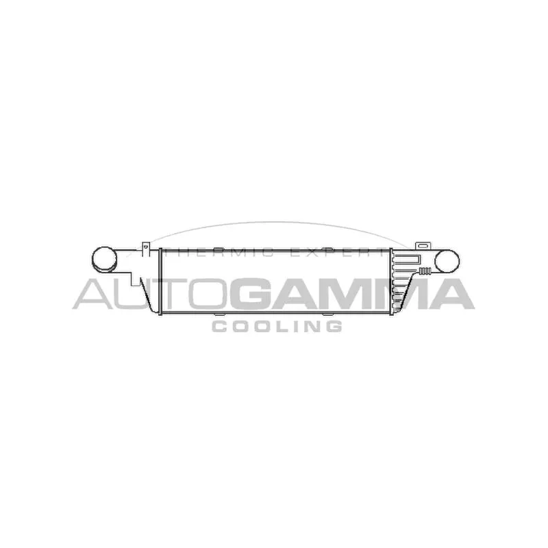 Intercooler, échangeur AUTOGAMMA 102018