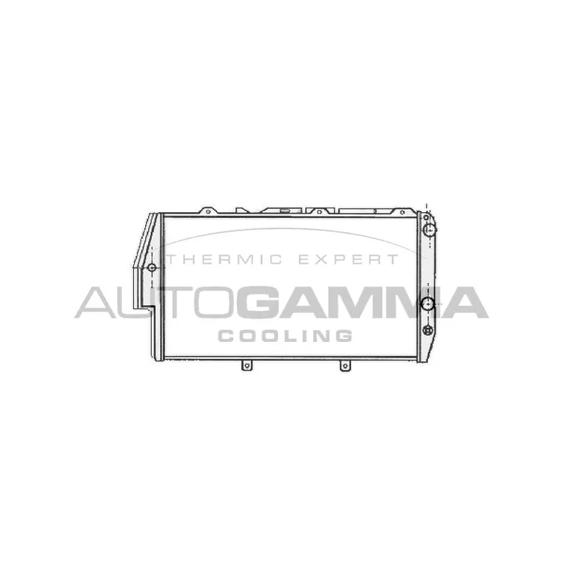 Radiateur, refroidissement du moteur AUTOGAMMA 102026