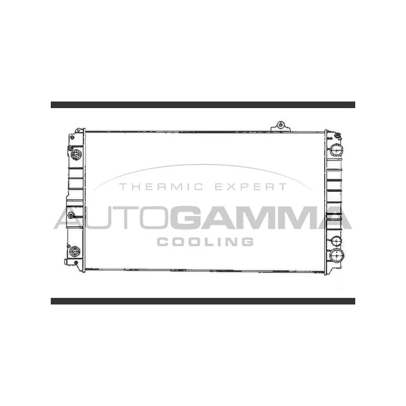 Radiateur, refroidissement du moteur AUTOGAMMA 102027