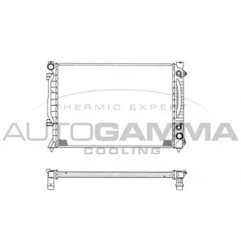 Radiateur, refroidissement du moteur AUTOGAMMA 102029