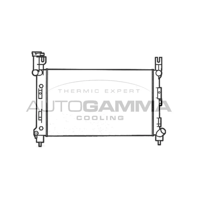 Radiateur, refroidissement du moteur AUTOGAMMA 102044