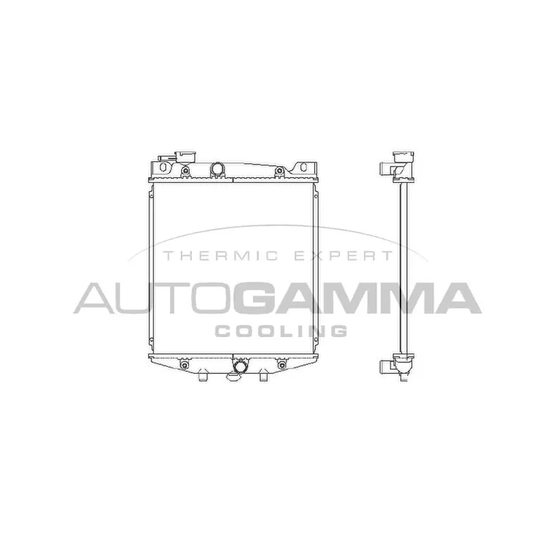Radiateur, refroidissement du moteur AUTOGAMMA 102048