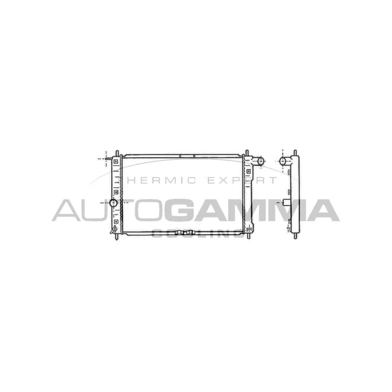 Radiateur, refroidissement du moteur AUTOGAMMA 102049