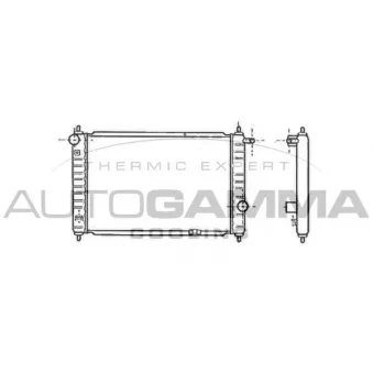 Radiateur, refroidissement du moteur AUTOGAMMA 102051