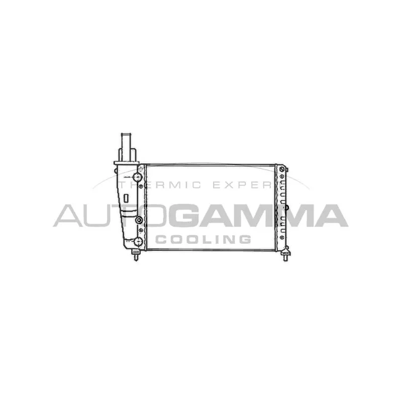 Radiateur, refroidissement du moteur AUTOGAMMA 102066