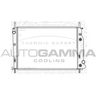 Radiateur, refroidissement du moteur AUTOGAMMA 102069