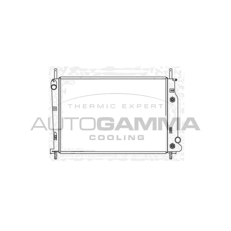 Radiateur, refroidissement du moteur AUTOGAMMA 102069