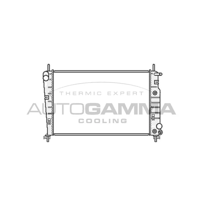 Radiateur, refroidissement du moteur AUTOGAMMA 102070