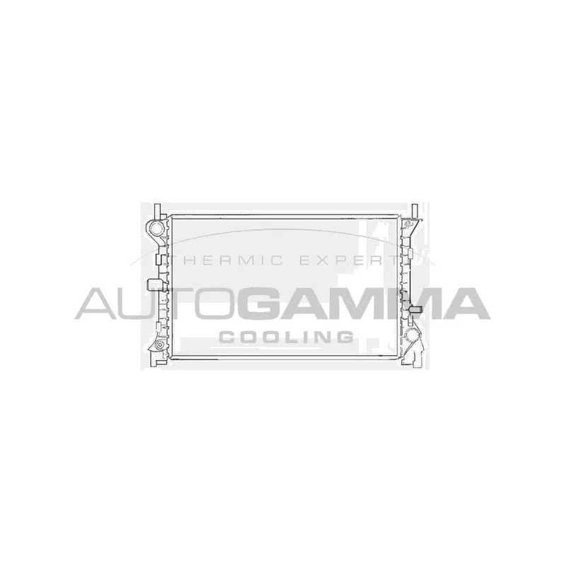 Radiateur, refroidissement du moteur AUTOGAMMA 102071