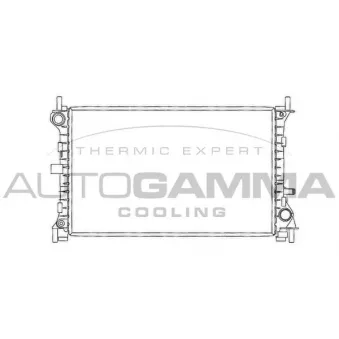 Radiateur, refroidissement du moteur AUTOGAMMA 102072