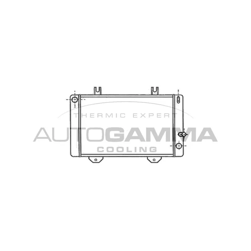 Radiateur, refroidissement du moteur AUTOGAMMA 102084