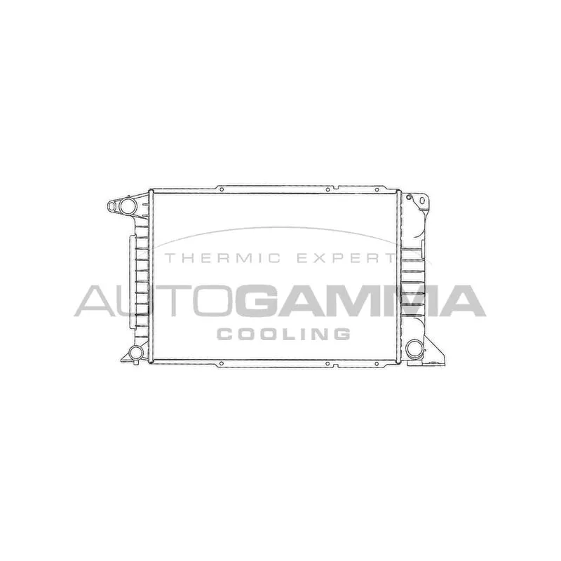 Radiateur, refroidissement du moteur AUTOGAMMA 102092
