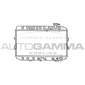 Radiateur, refroidissement du moteur AUTOGAMMA 102110