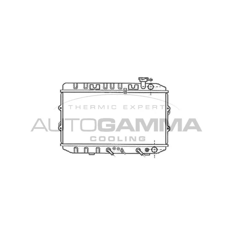 Radiateur, refroidissement du moteur AUTOGAMMA 102110