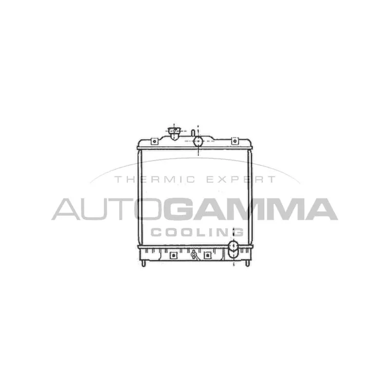 Radiateur, refroidissement du moteur AUTOGAMMA 102111
