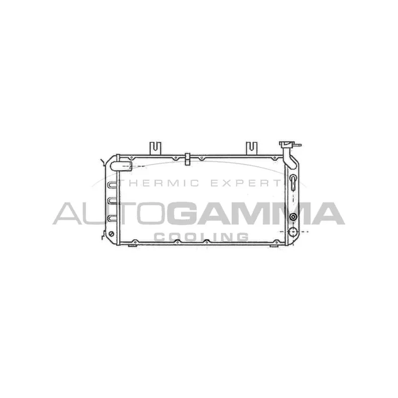 Radiateur, refroidissement du moteur AUTOGAMMA 102116