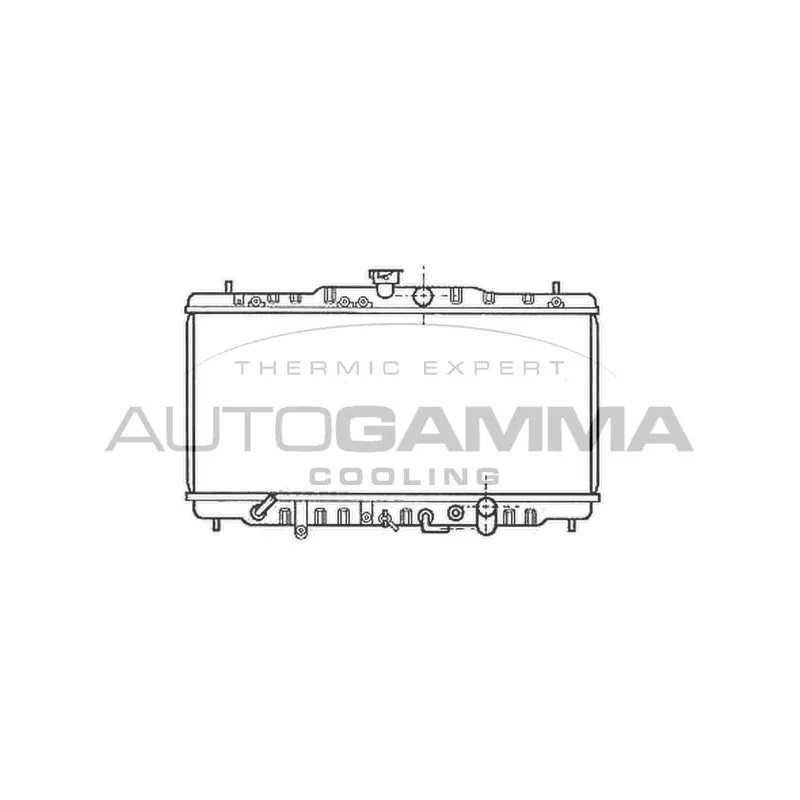 Radiateur, refroidissement du moteur AUTOGAMMA 102119