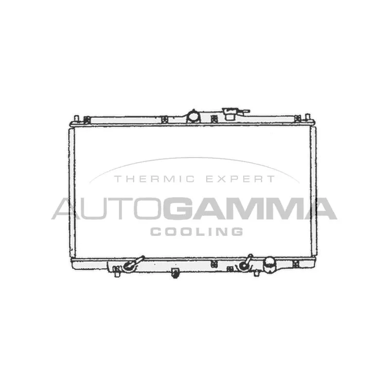 Radiateur, refroidissement du moteur AUTOGAMMA 102121
