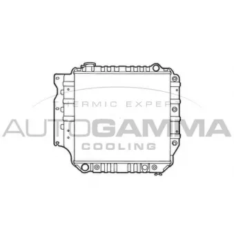 Radiateur, refroidissement du moteur AUTOGAMMA 102132