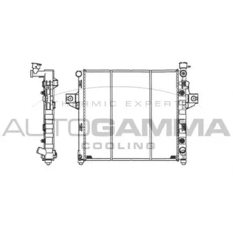 Radiateur, refroidissement du moteur AUTOGAMMA 102134