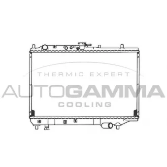 Radiateur, refroidissement du moteur AUTOGAMMA 102135