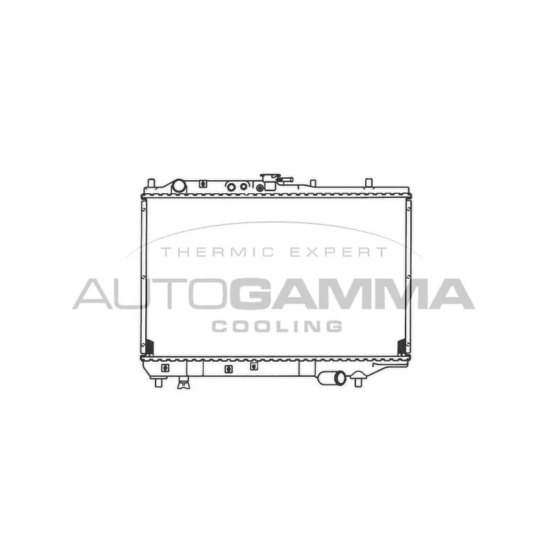 Radiateur, refroidissement du moteur AUTOGAMMA 102135