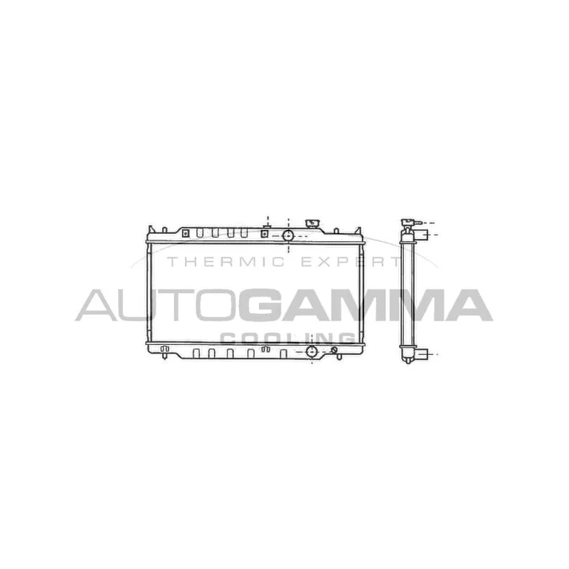 Radiateur, refroidissement du moteur AUTOGAMMA 102139