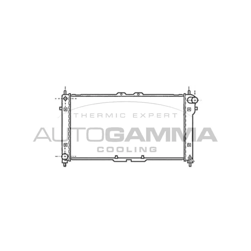 Radiateur, refroidissement du moteur AUTOGAMMA 102140