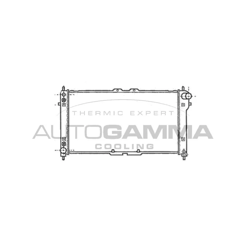 Radiateur, refroidissement du moteur AUTOGAMMA 102141