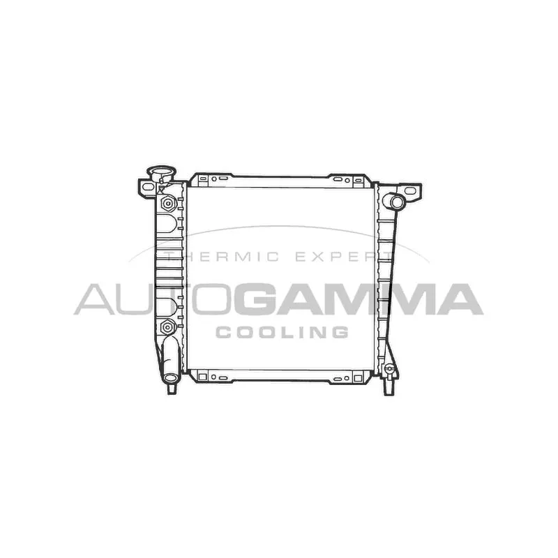 Radiateur, refroidissement du moteur AUTOGAMMA 102142