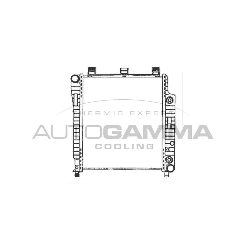 Radiateur, refroidissement du moteur AUTOGAMMA 102155