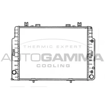 Radiateur, refroidissement du moteur AUTOGAMMA 102163
