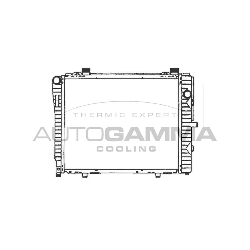 Radiateur, refroidissement du moteur AUTOGAMMA 102166