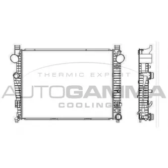 Radiateur, refroidissement du moteur AUTOGAMMA 102168