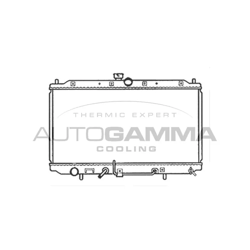 Radiateur, refroidissement du moteur AUTOGAMMA 102170