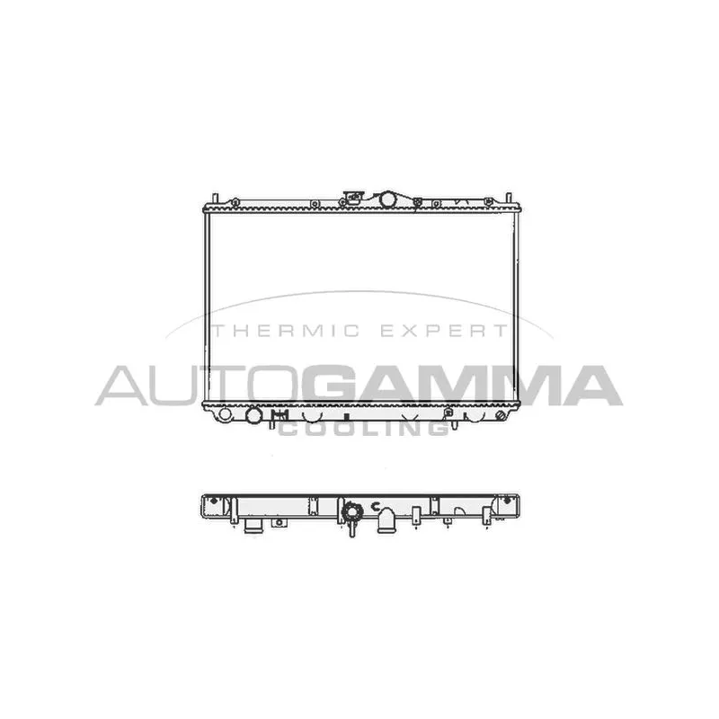 Radiateur, refroidissement du moteur AUTOGAMMA 102171
