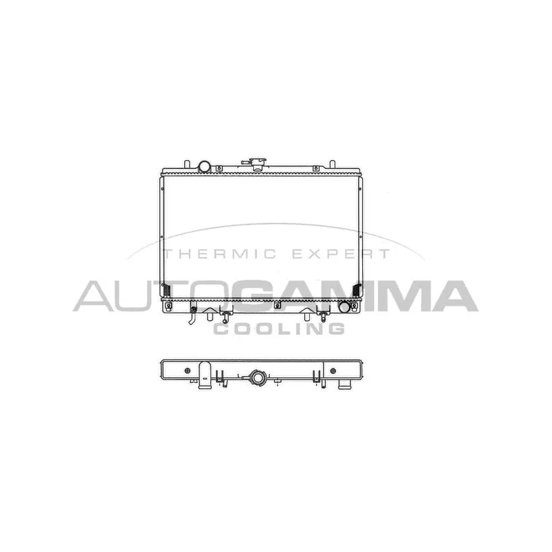 Radiateur, refroidissement du moteur AUTOGAMMA 102177