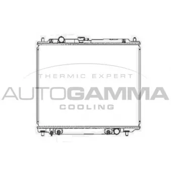 Radiateur, refroidissement du moteur AUTOGAMMA 102178