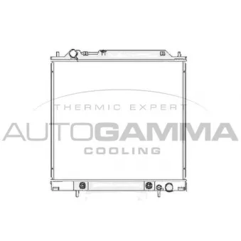 Radiateur, refroidissement du moteur AUTOGAMMA 102179