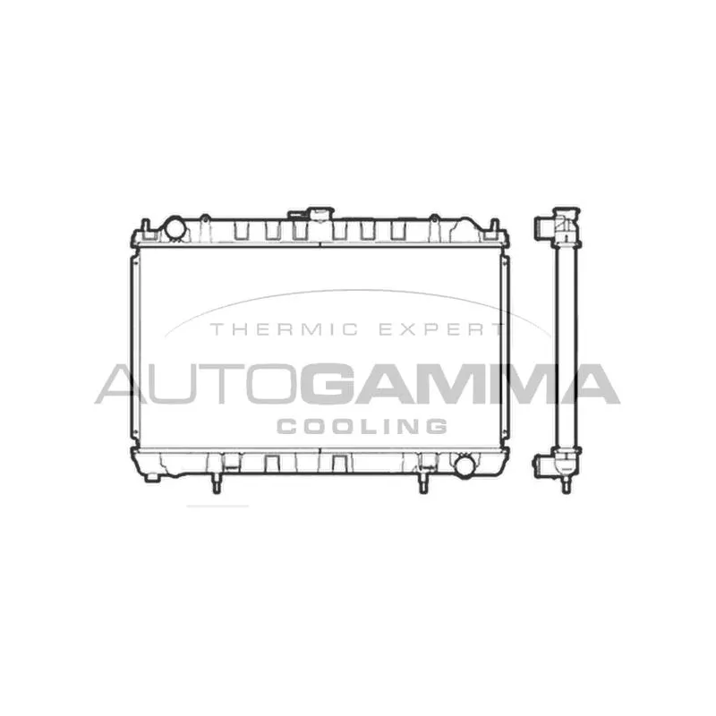 Radiateur, refroidissement du moteur AUTOGAMMA 102181