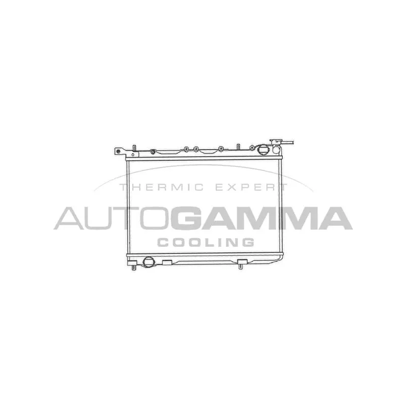 Radiateur, refroidissement du moteur AUTOGAMMA 102182