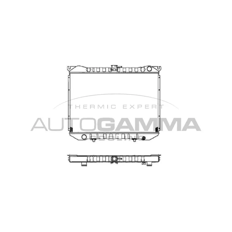Radiateur, refroidissement du moteur AUTOGAMMA 102185